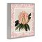 Stupell Industries Pink Pattern Botanical Framed Giclee, design by Livi Finn